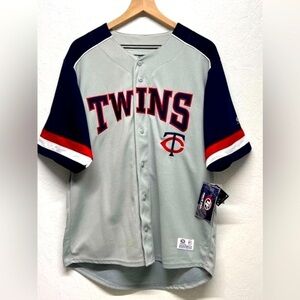 MENS - True Fan Minnesota Twins Jersey Button Up MLB - L